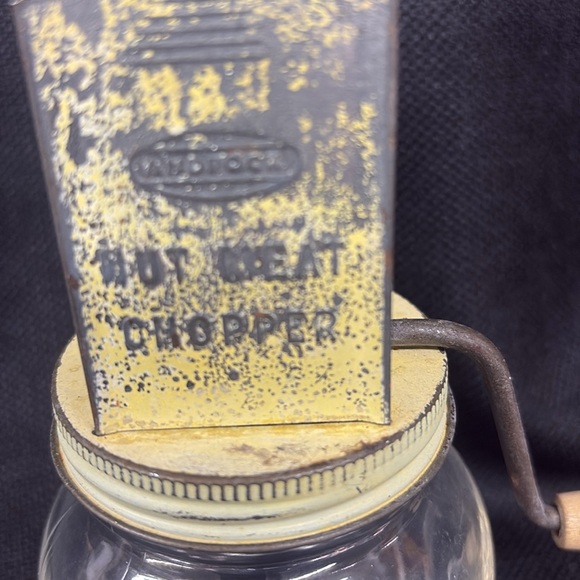 Vintage Nut Chopper with Glass Jar - Picture 3 of 4